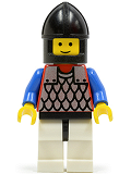 LEGO cas145 Scale Mail - Red with Blue Arms, White Legs with Black Hips, Black Chin-Guard