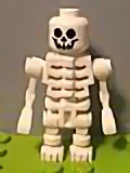 LEGO gen066 Skeleton with Standard Skull, Angular Rib Cage, Mechanical Arms