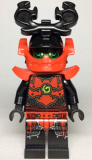 LEGO njo508 Stone Army Warrior with Shoulder Armor and Helmet with Chin Guard (Legacy)